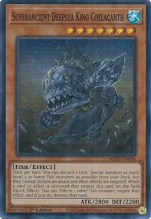 Superancient Deepsea King Coelacanth [MAZE - MAZE-EN036]