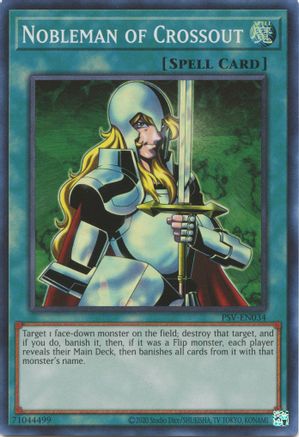 yugioh psv card list Nobleman of Crossout [PSV-EN