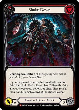 Shake Down (OUT013) - Outsiders Rainbow Foil