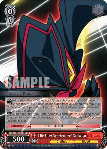 "Life Fiber Synchronize" Senketsu (SR) [KLK/SP03 - KLK/SP03-E02S SR]