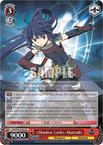 "Shadow Lurk" Akatsuki (SR) [LH/SP02-E03S SR]