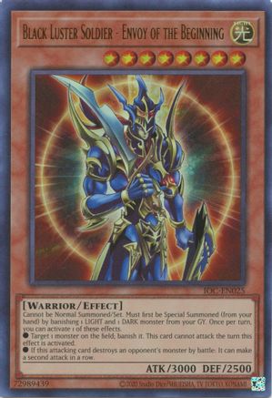 Black Luster Soldier - Envoy of the Beginning [IOC-EN - IOC-EN025]
