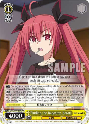 Finding the Impostor, Kotori [DAL - DAL/W99-E012 U]