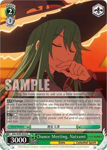 Chance Meeting, Natsumi [DAL - DAL/W99-E032 R]