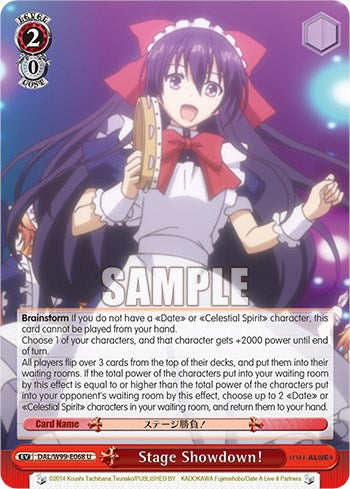 Stage Showdown! [DAL - DAL/W99-E068 U]