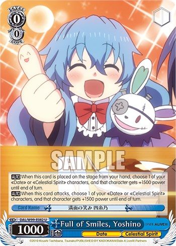 Full of Smiles, Yoshino [DAL - DAL/W99-E082 U]
