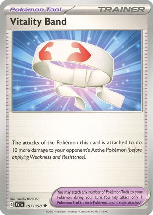 Vitality Band 197/198  SV01 Scarlet & Violet Base Set - Uncommon