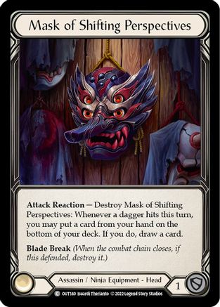 Mask of Shifting Perspectives (OUT140) - Outsiders Cold Foil
