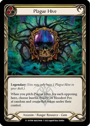 Plague Hive (OUT000) - Outsiders Cold Foil