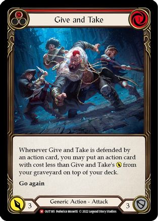 Give and Take (OUT185) - Outsiders Rainbow Foil