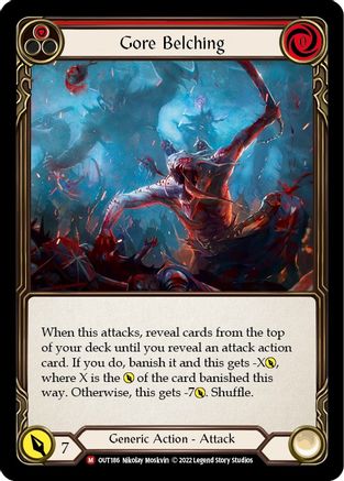 Gore Belching (OUT186) - Outsiders Rainbow Foil