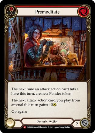 Premeditate (OUT188) - Outsiders Rainbow Foil