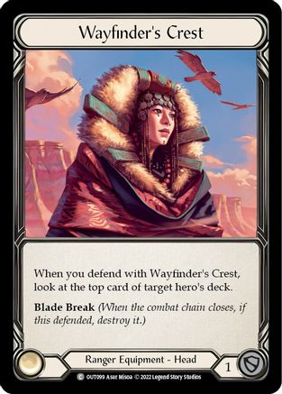 Wayfinder's Crest (OUT099) - Outsiders Rainbow Foil