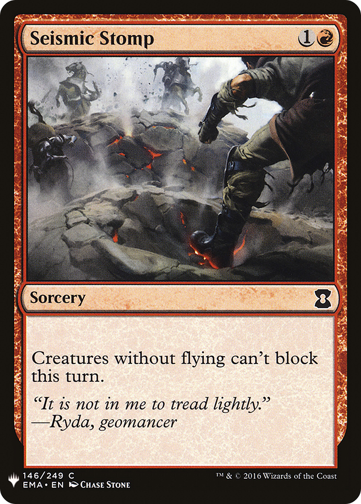 Seismic Stomp [LIST - 146]