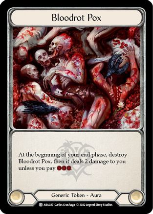 Bloodrot Pox (ARA027) - Blitz Deck: Outsiders - Arakni