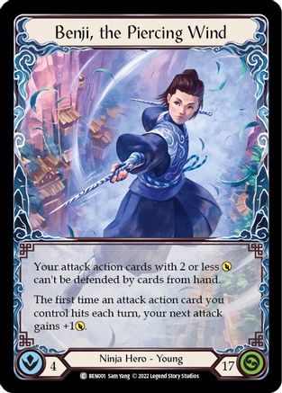 Benji, the Piercing Wind (BEN001) - Blitz Deck: Outsiders - Benji