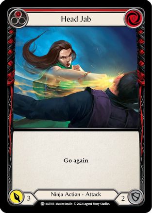 Head Jab (Red) (KAT013) - Blitz Deck: Outsiders - Katsu