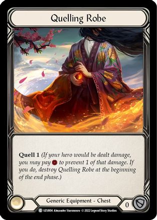 Quelling Robe (UZU004) - Blitz Deck: Outsiders - Uzuri