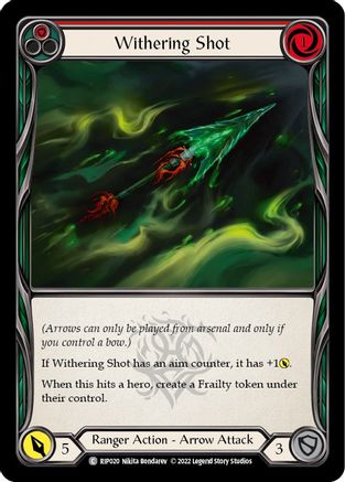 Withering Shot (Red) (RIP020) - Blitz Deck: Outsiders - Riptide