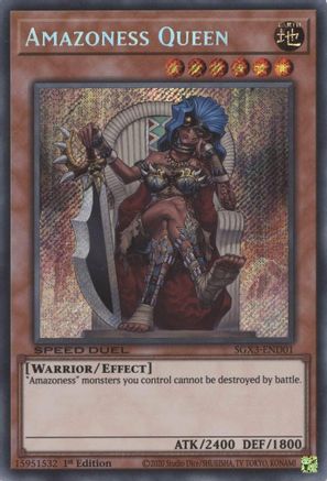 Amazoness Queen (Secret Rare) [SGX3 - SGX3-END01]