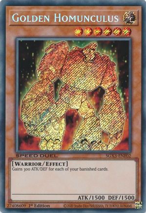 Golden Homunculus (Secret Rare) [SGX3 - SGX3-ENF02]