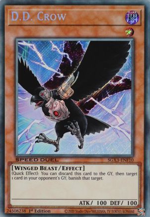 D.D. Crow (Secret Rare) [SGX3 - SGX3-ENF10]