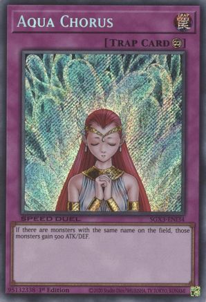 Aqua Chorus (Secret Rare) [SGX3 - SGX3-ENI34]