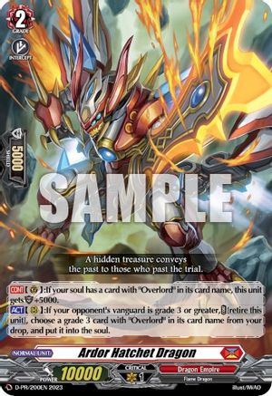 Ardor Hatchet Dragon (200) [D-PR - D-PR/200EN 2023]