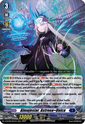 Almajestar, Astroea=Unica (D-BT09/004EN) - D-BT09: Dragontree Invasion