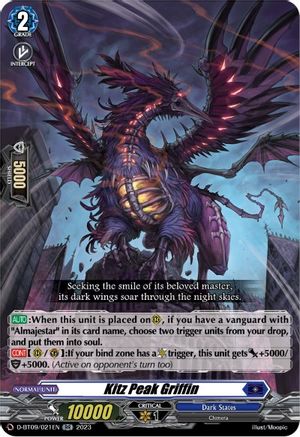 Kitz Peak Griffin (D-BT09/021EN) - D-BT09: Dragontree Invasion