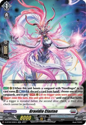 Gravidia Claxton (D-BT09/028EN) - D-BT09: Dragontree Invasion