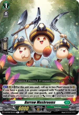 Burrow Mushrooms [D-BT09 - D-BT09/054EN]