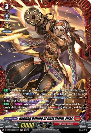 Hunting Gatling of Dust Storm, Firas (FR) (D-BT09/FR01EN) - Dragontree Invasion