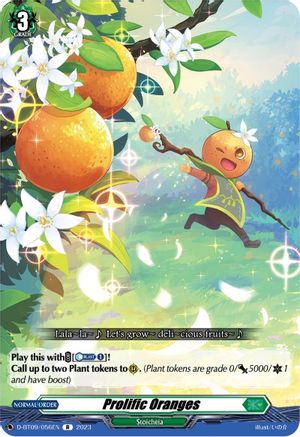 Prolific Oranges (D-BT09/056EN) - D-BT09: Dragontree Invasion