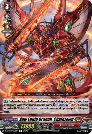 Saw Equip Dragon, Chainzown (D-BT09/058EN) - D-BT09: Dragontree Invasion