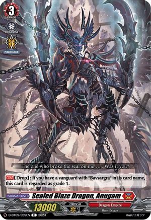 Sealed Blaze Dragon, Anugam (D-BT09/059EN) - D-BT09: Dragontree Invasion