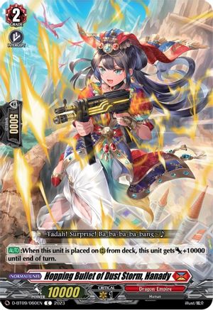 Hopping Bullet of Dust Storm, Hanady (D-BT09/060EN) - D-BT09: Dragontree Invasion
