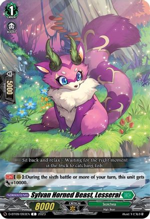 Sylvan Horned Beast, Lesserai (D-BT09/093EN) - D-BT09: Dragontree Invasion