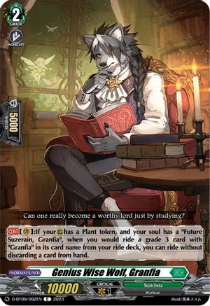 Genius Wise Wolf, Granfia (D-BT09/092EN) - D-BT09: Dragontree Invasion