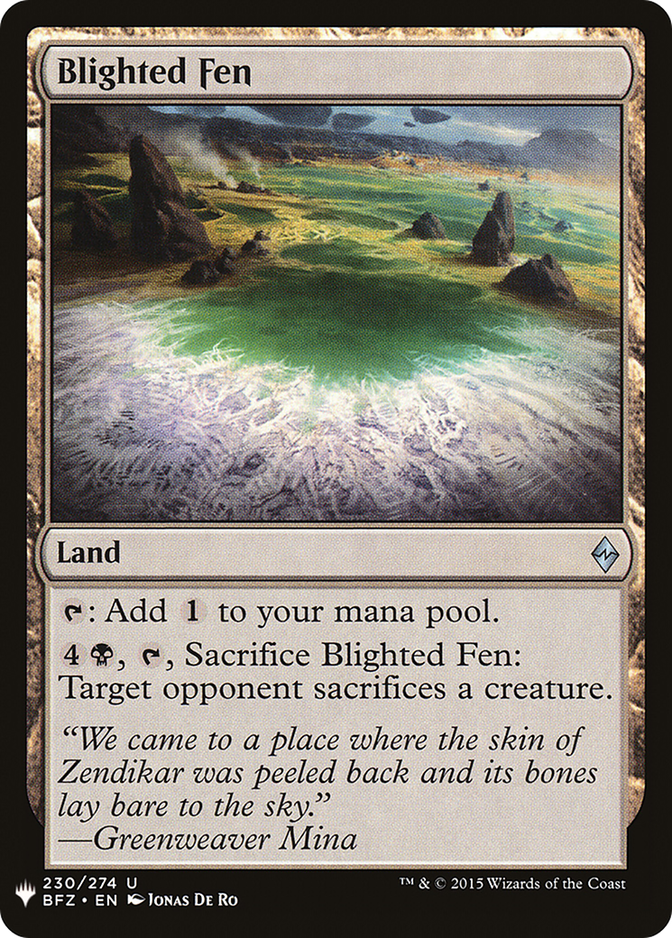 Blighted Fen [LIST - 230]