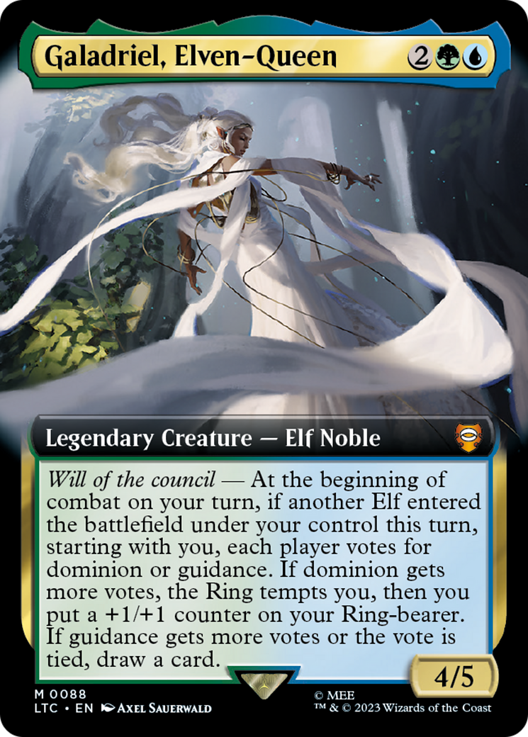 Galadriel, Elven-Queen (Extended Art) [LTC - 88]