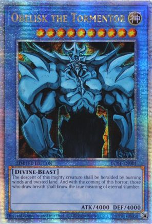 Obelisk the Tormentor (Quarter Century Secret Rare) [LC01 - LC01-EN001]