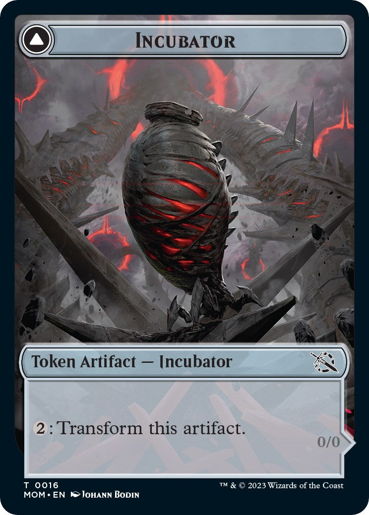 Incubator (0016) // Phyrexian (0016) Double-Sided Token [MOM - 16]