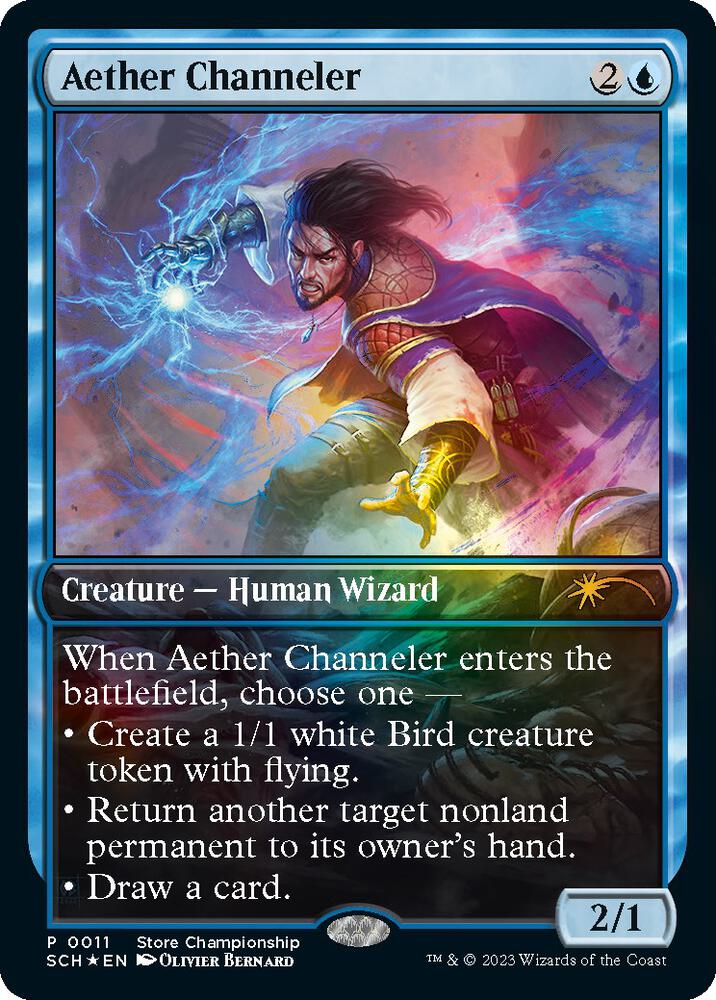 Aether Channeler (Top 8) (GAME-011) - Game Day & Store Championship Promos
