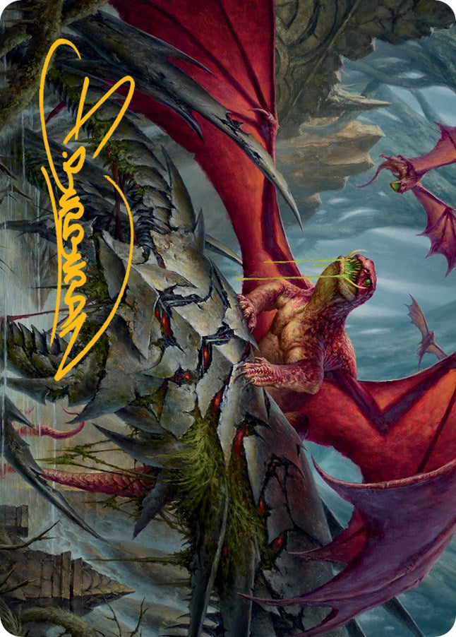 Hoarding Broodlord Art Card (Gold-Stamped Signature) [ASMOM - 23]