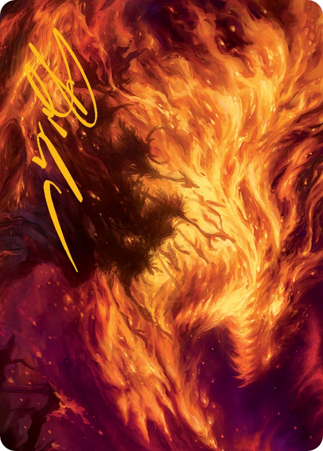Stoke the Flames Art Card (Gold-Stamped Signature) [ASMOM - 38]