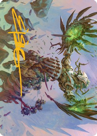 Botanical Brawler Art Card (Gold-Stamped Signature) [ASMOM - 43]