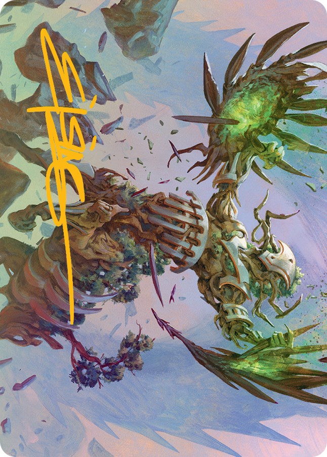 Botanical Brawler Art Card (Gold-Stamped Signature) [ASMOM - 43]