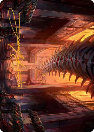 Bloodfell Caves Art Card (Gold-Stamped Signature) [ASMOM - 55]