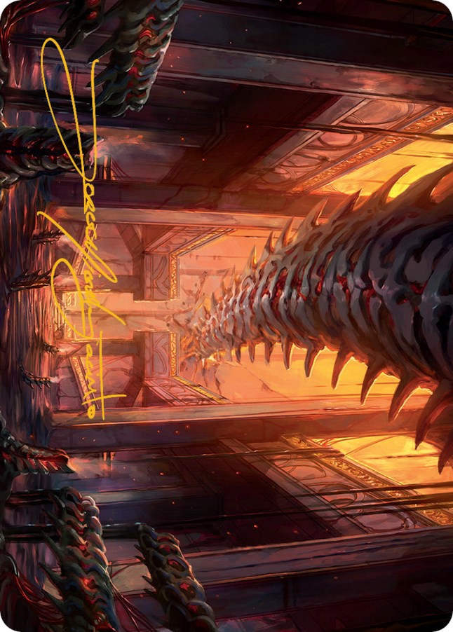 Bloodfell Caves Art Card (Gold-Stamped Signature) [ASMOM - 55]